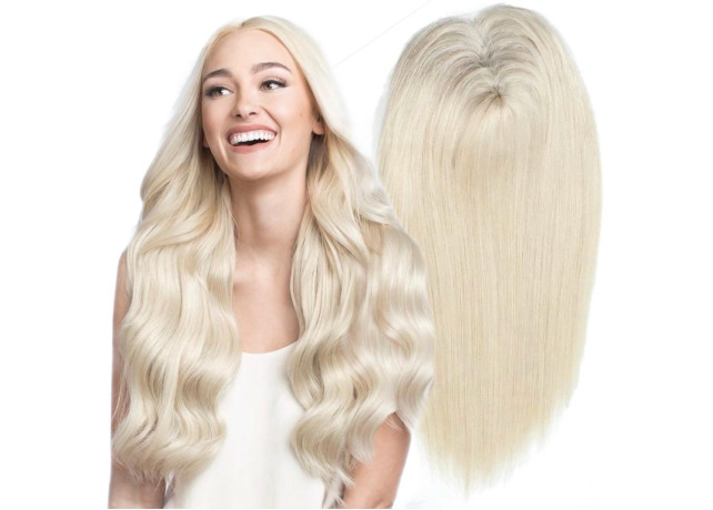 Top Lace Blond Alb